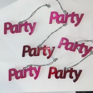 Party Hanging  Decorations 6 Signs Ornaments